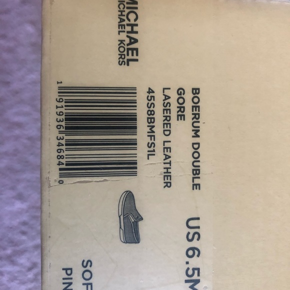 Michael Kors Lasered Leather Slip Ons - Picture 4 of 4